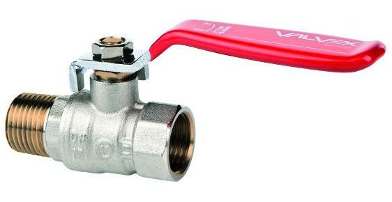 Kulový kohout ONYX 1/2" FM, páka, plnoprůtočný s ucpávkou, 180°C, PN40