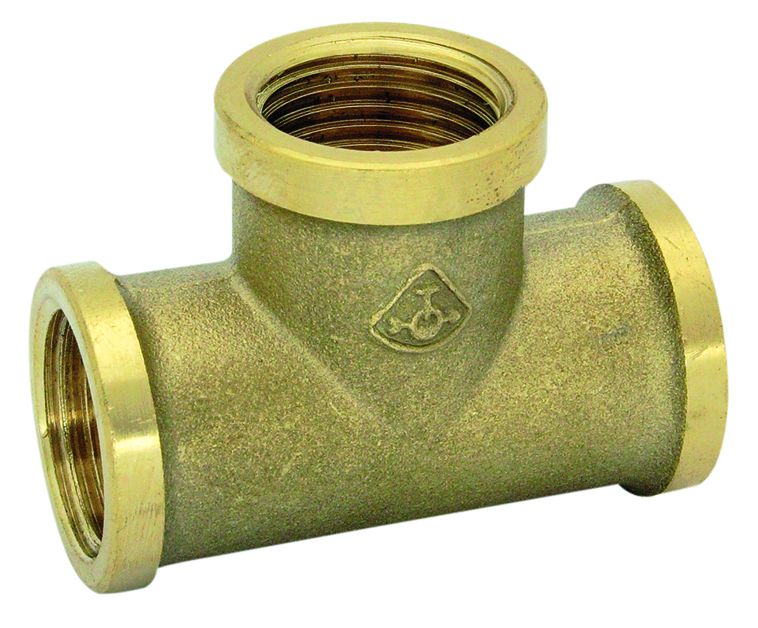 T-kus F/F/F 5/4" mosadz DN32