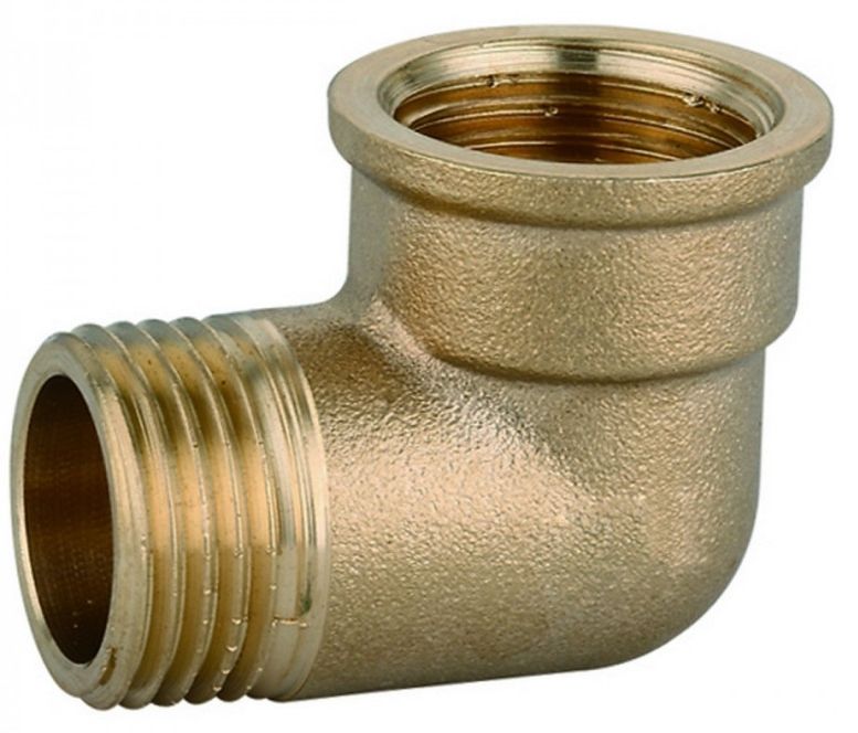 Koleno M/F 1/2" mosadz DN15