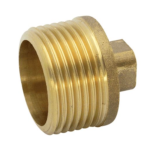 Zátka M 3/8" mosadz DN10