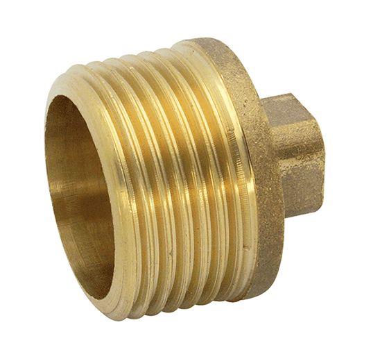 Zátka M 3/8" mosadz DN10